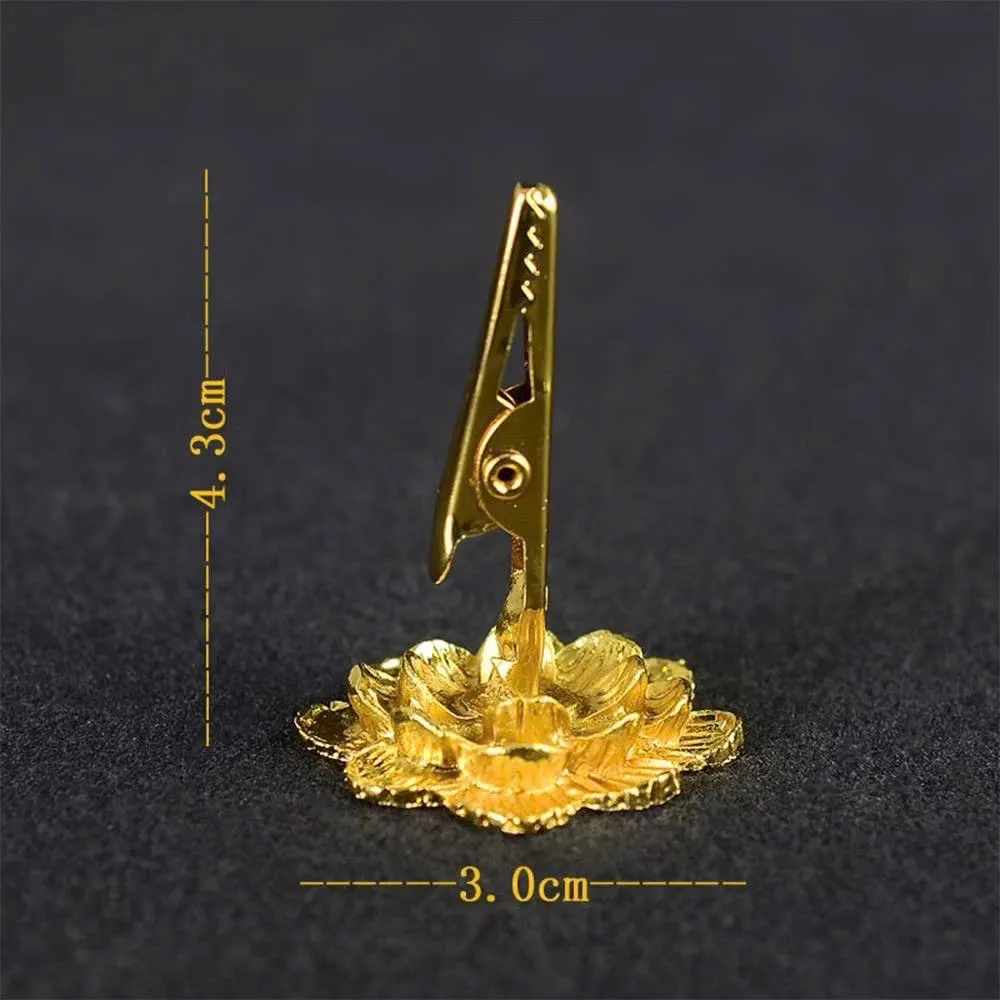 Incense Holder for Coil &amp; Cloud Incense – Buddha Hand &amp; Chrysanthemum Clip (6 cm)